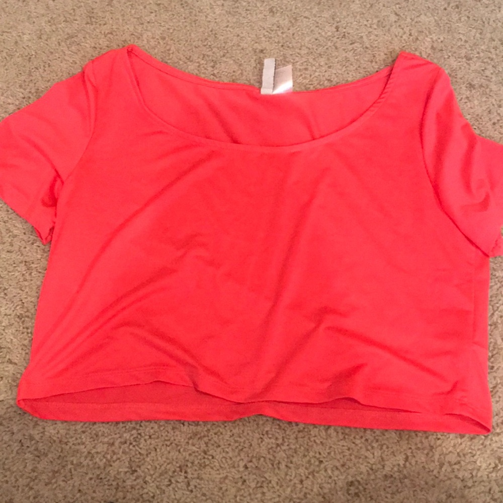 Bright Pink crop top